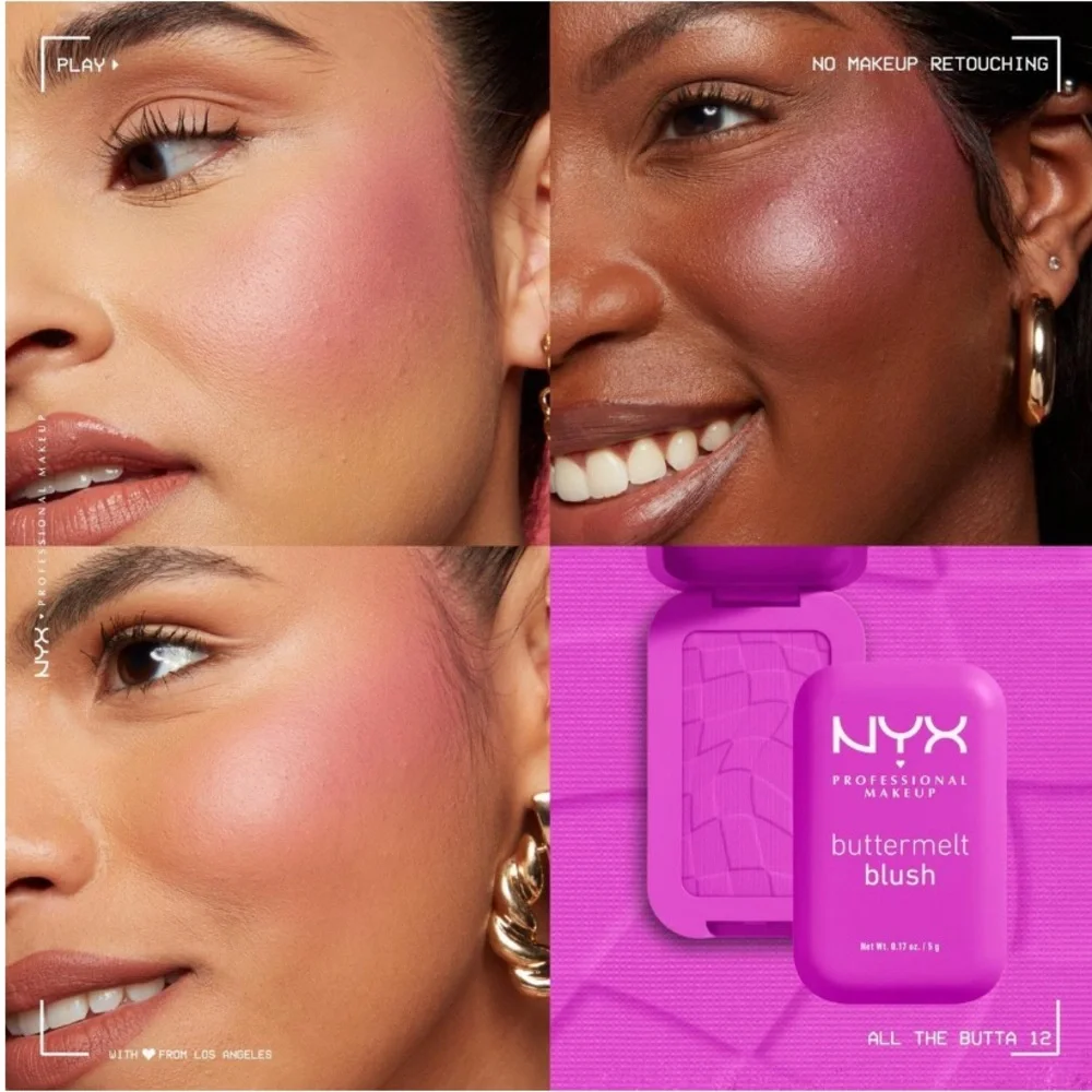 NYX Buttermelt Pressed Powder Blush “All The Butta”